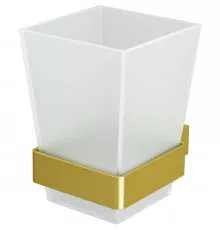 Стакан для зубных щеток WasserKRAFT Sauer K-7928 Золото