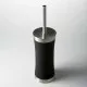 Приобрести Ершик для унитаза WasserKRAFT Wern K-7527 Нержавеющая сталь Черный матовый в магазине сантехники Santeh-Crystal.ru