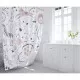 Приобрести Шторка для ванны Fixsen Design Africa FX-2510 180х200 Белая с животными в магазине сантехники Santeh-Crystal.ru