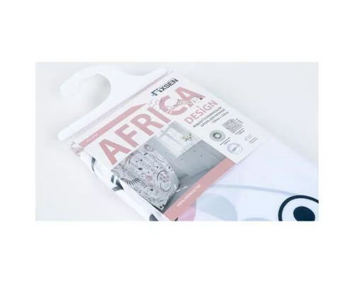 Приобрести Шторка для ванны Fixsen Design Africa FX-2510 180х200 Белая с животными в магазине сантехники Santeh-Crystal.ru