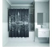 Штора для ванны Iddis Basic B04P118i11 1800x1800 Чб