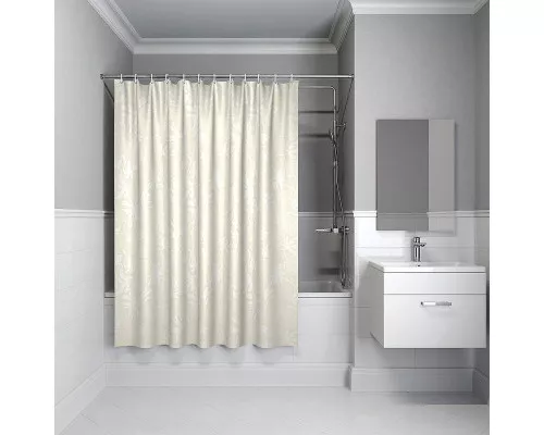 Купить Шторка для ванны Iddis Basic B59P118i11 180х180 Бежевая в магазине сантехники Santeh-Crystal.ru