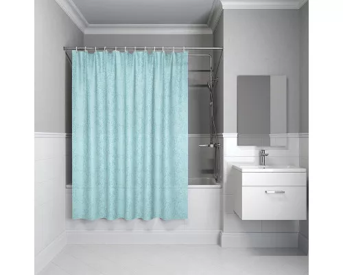 Купить Шторка для ванны Iddis Basic 200х180 B64P218i11 Голубая в магазине сантехники Santeh-Crystal.ru