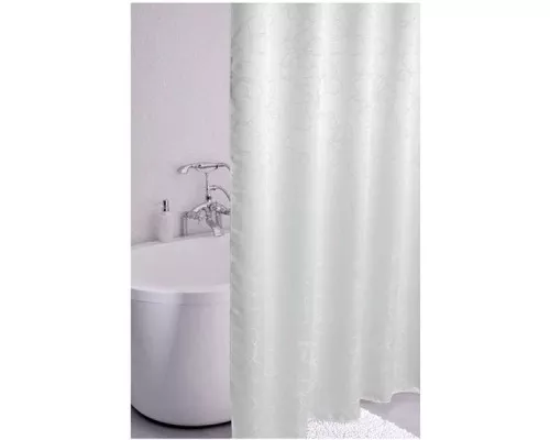 Купить Штора для ванны Iddis Blessed spring 180x200 Белая в магазине сантехники Santeh-Crystal.ru