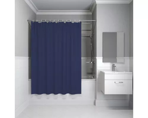 Заказать Штора для ванны Iddis Promo 180х180 P40PV11i11 Синяя в магазине сантехники Santeh-Crystal.ru