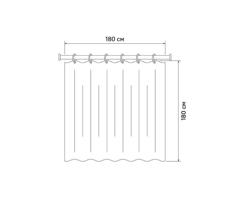 Заказать Штора для ванны Iddis Promo 180х180 P40PV11i11 Синяя в магазине сантехники Santeh-Crystal.ru