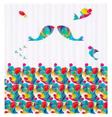 Штора для ванны WasserKRAFT Berkel 180х200 SC-68101 Море