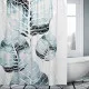 Заказать Штора для ванны WasserKRAFT Glan 180х200 SC-51101 Листья в магазине сантехники Santeh-Crystal.ru
