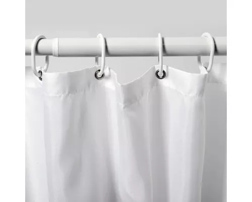 Приобрести Штора для ванны WasserKRAFT Vils 180х200 SC-10201 Белая в магазине сантехники Santeh-Crystal.ru