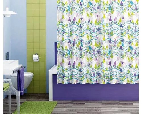 Заказать Штора для ванны WasserKRAFT Wern 180х200 SC-25101 Мультицвет в магазине сантехники Santeh-Crystal.ru