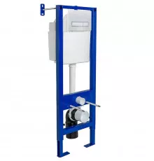 Инсталляция Berges Atom 410 040339 для унитаза c Белой клавишей смыва