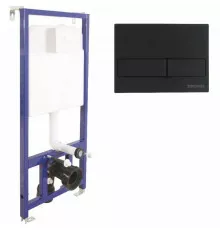 Инсталляция Berges Novum 040215 для унитаза с Черной клавишей смыва