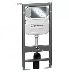 Инсталляция Ceramica Nova Envision CN1001CH для унитаза с клавишей смыва Хром