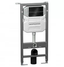 Инсталляция Ceramica Nova Envision CN1002B для унитаза с Черной матовой клавишей смыва