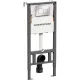 Инсталляция Ceramicanova Balance CN121002CH для унитаза с клавишей смыва Хром глянцевый