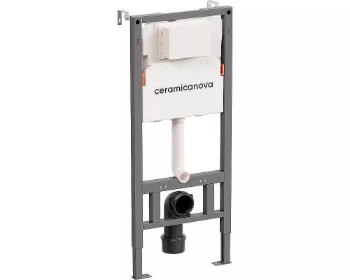 Инсталляция Ceramicanova Balance CN121002CH для унитаза с клавишей смыва Хром глянцевый