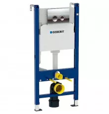 Инсталляция Geberit Duofix Delta UP100 458.124.21.1 для унитаза с клавишей смыва Хром