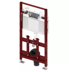 Инсталляция Tece Lux 100 9600100 для подвесного унитаза без панели смыва