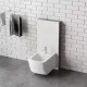 Купить Инсталляция WasserKRAFT Naab 86BDT.050.WH для биде Белая в магазине сантехники Santeh-Crystal.ru