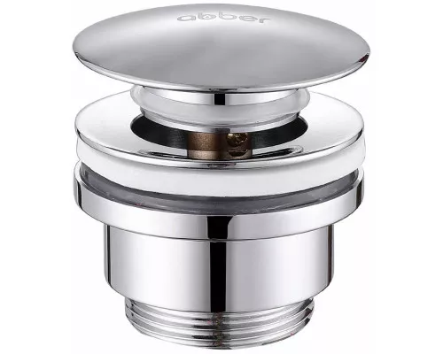 Донный клапан Abber AF0011 click-clack Хром