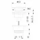 Донный клапан Abber AF0011 click-clack Хром