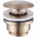 Донный клапан Abber AF0011G click-clack Золото матовое Донный клапан Abber AF0011G click-clack Золото матовое