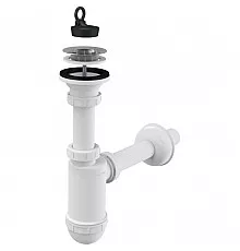 Сифон для раковины Alcaplast A411 Белый