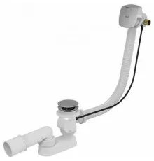 Слив-перелив Alcaplast A564CRM1 полуавтомат Белый Хром