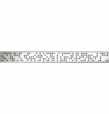 Решетка для лотка Alcaplast CODE-850M Хром матовый