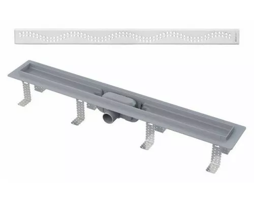 Купить Душевой лоток Alcaplast Simple AG100101750 (APZ8-750M) с решеткой Хром в магазине сантехники Santeh-Crystal.ru