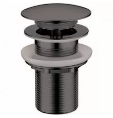 Донный клапан Boheme 612-SGM Click-Clack Оружейная сталь глянцевая