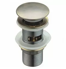 Донный клапан CeramaLux RD007 Click-Clack Бронза