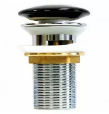 Донный клапан CeramaLux RD026 Черный матовый