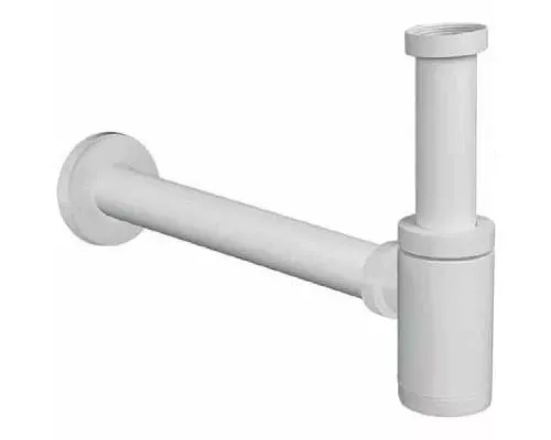 Заказать Сифон для раковины CeramaLux C-057MW(MWBC-036) Белый матовый в магазине сантехники Santeh-Crystal.ru