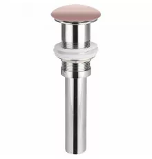 Донный клапан для раковины Ceramica Nova CN2000MP click-clack Розовый матовый