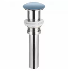 Донный клапан для раковины Ceramica Nova CN2000ML click-clack Голубой матовый