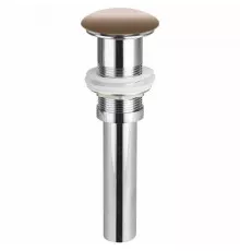 Донный клапан для раковины Ceramica Nova CN2000MC click-clack Капучино матовый