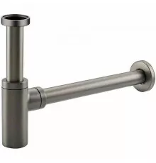 Сифон для раковины Frap F82-9 Оружейная сталь