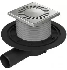 Душевой трап Paini 381A с решеткой Хром