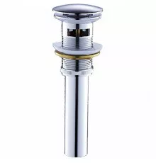 Донный клапан SantiLine SL-105 Click-Clack с переливом Хром