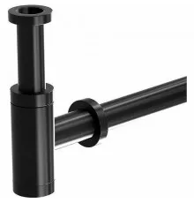 Сифон для раковины SantiLine SL-115 Черный матовый