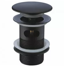 Донный клапан WasserKRAFT A080 click-clack Черный матовый