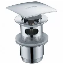 Донный клапан WasserKRAFT A105 click-clack Хром