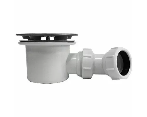 Приобрести Сифон для душевого поддона WasserKRAFT D210 Хром в магазине сантехники Santeh-Crystal.ru