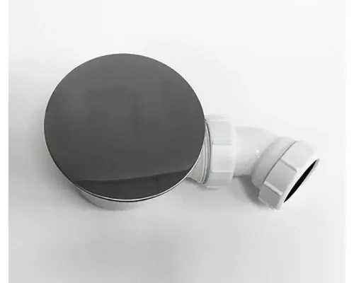 Приобрести Сифон для душевого поддона WasserKRAFT D210 Хром в магазине сантехники Santeh-Crystal.ru