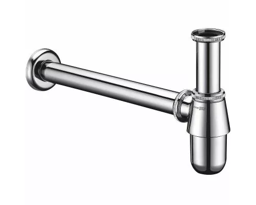 Купить Сифон для раковины WasserKRAFT A071 Хром в магазине сантехники Santeh-Crystal.ru