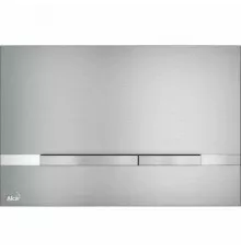 Клавиша смыва Alcaplast Flat Alunox STRIPE Матовый металл