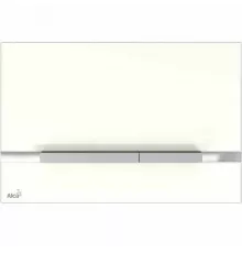 Клавиша смыва Alcaplast Flat Stripe Glass STRIPE-GL1200 Белый