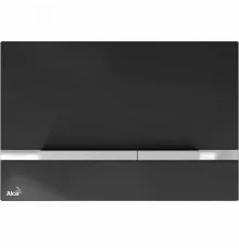 Клавиша смыва Alcaplast Flat Stripe Glass STRIPE-GL1204 Черная