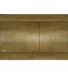 Клавиша смыва Alcaplast Flat Wood FUN-ANTIC Бронза Антик